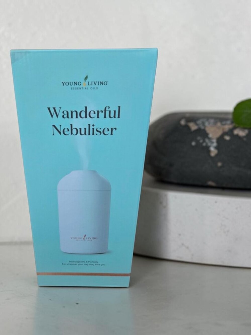 Young Living Wanderful Nebuliser Waterless Portable Diffuser Ivory ~ NIB